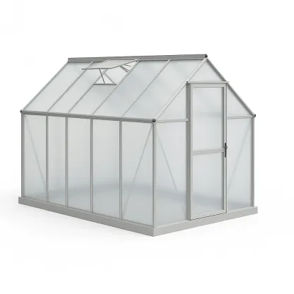 Serre en aluminium et polycarbonate 250×190×195 cm