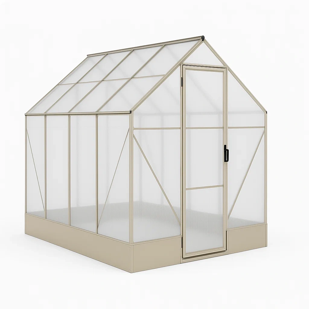 Serre en aluminium et polycarbonate 309×185×195 cm