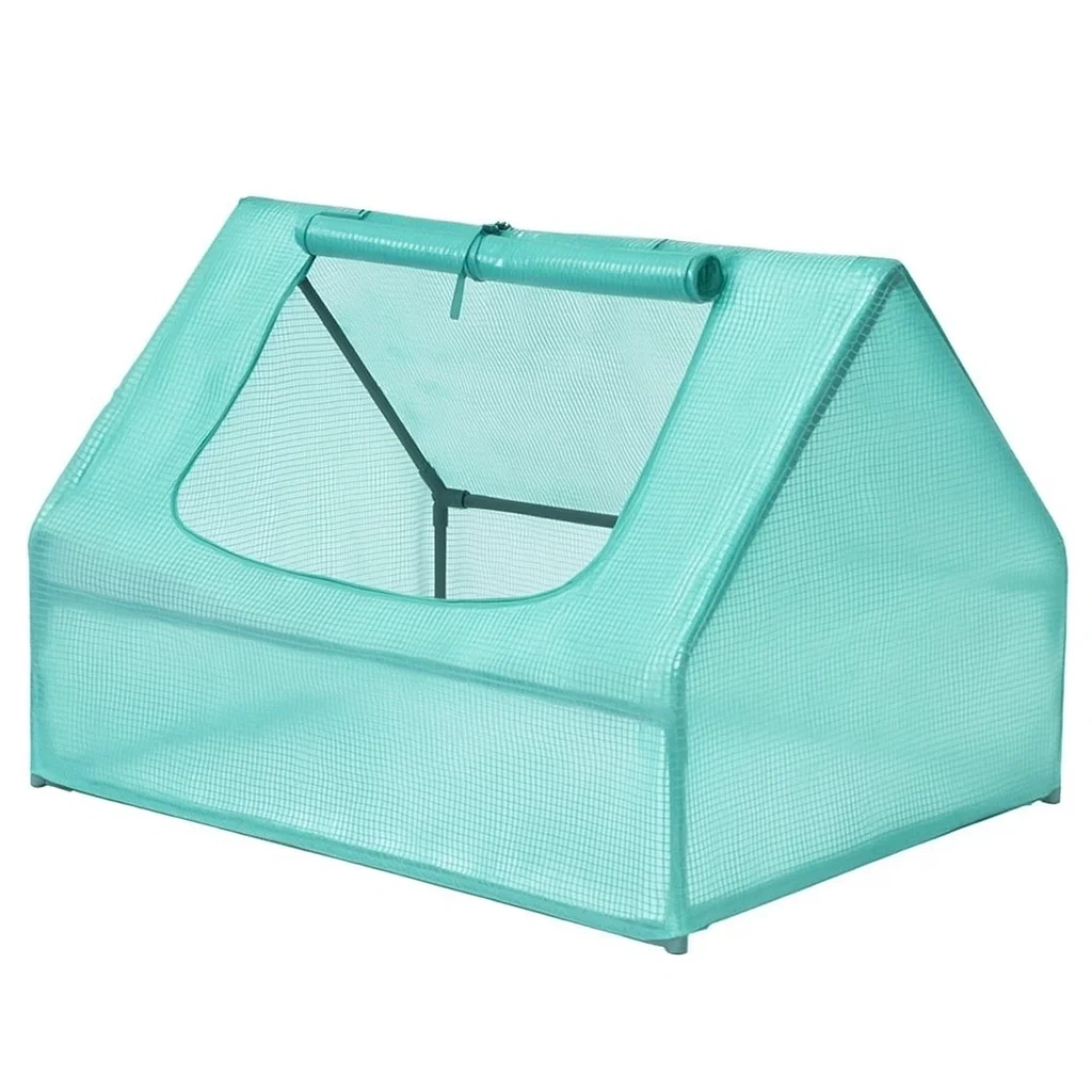 Serre en plastique vert