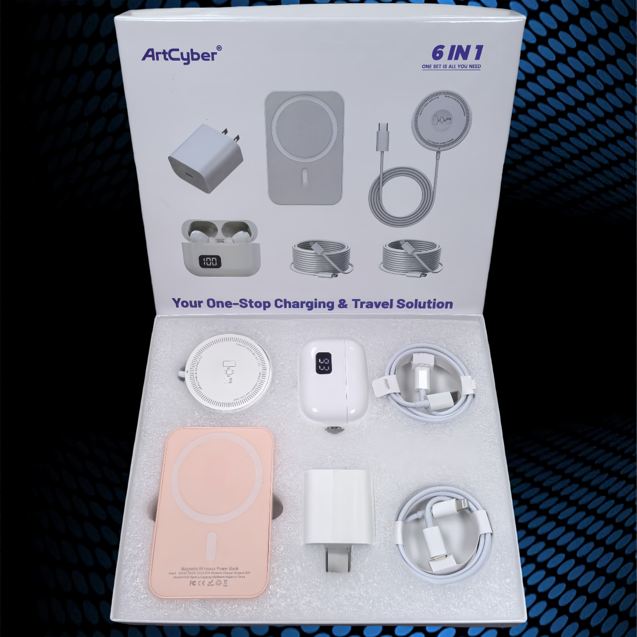 6-in-1 Magnetic Charging & Audio Kit