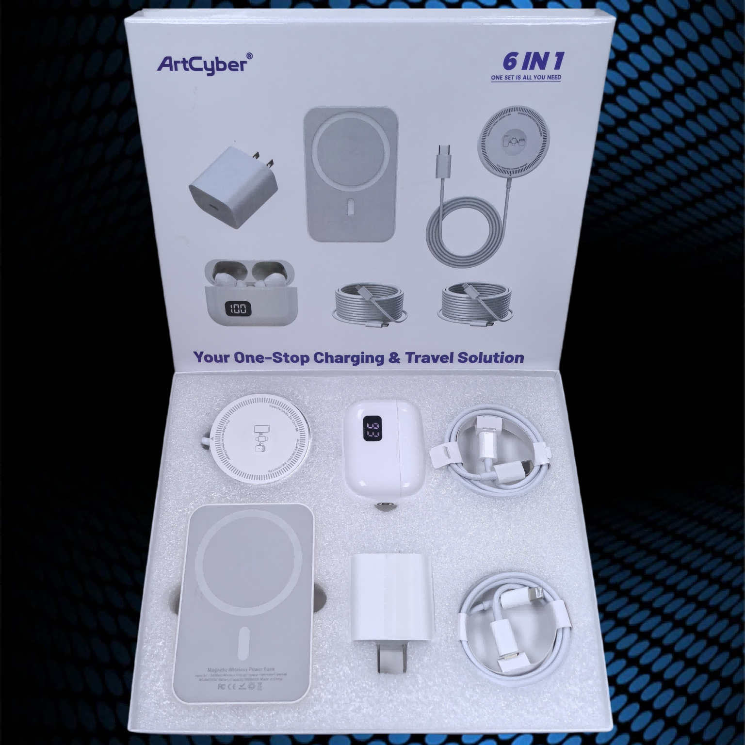 6-in-1 Magnetic Charging & Audio Kit