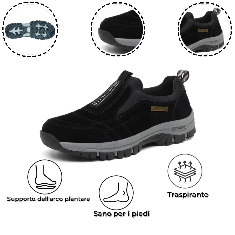 [🔥Sconto del 50% per un periodo limitato - non lasciartelo sfuggire] Scarpe ortopediche dal design ergonomico: con il loro aiuto puoi facilmente sbarazzarti del dolore ai piedi👞