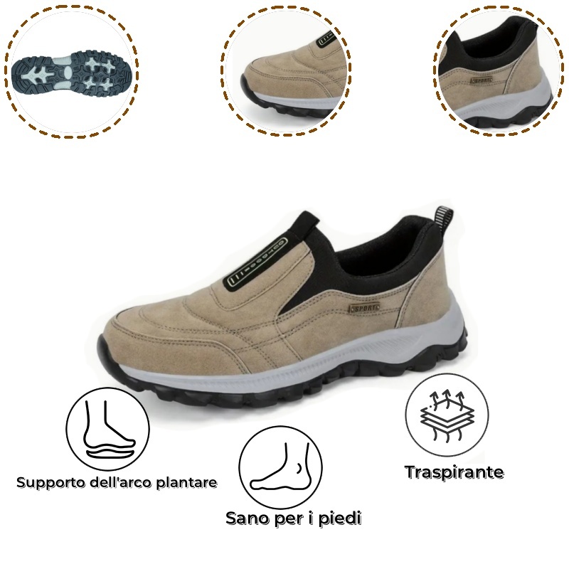 [🔥Sconto del 50% per un periodo limitato - non lasciartelo sfuggire] Scarpe ortopediche dal design ergonomico: con il loro aiuto puoi facilmente sbarazzarti del dolore ai piedi👞