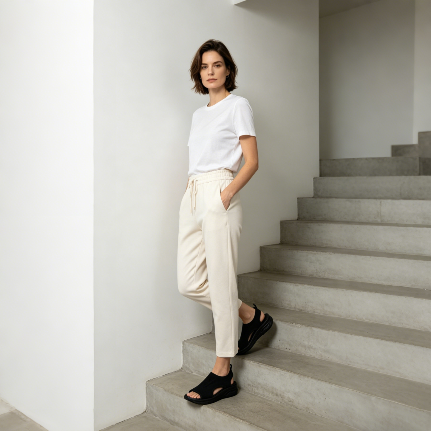 (🎁Solo a metà prezzo per un periodo limitato) Sandali da donna comodi, curvi e con plateau - Design ergonomico