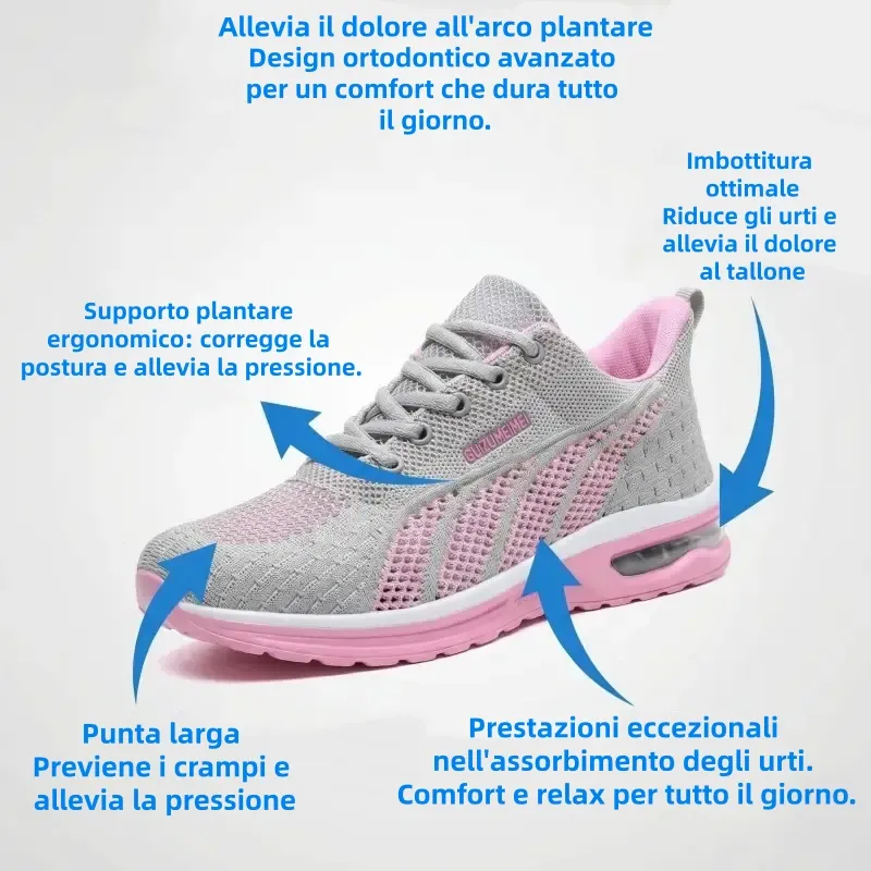 【🎁Sconto del 50% oggi - non perdetevelo】 Scarpe ortopediche dal design ergonomico: con queste potrete liberarvi facilmente dal dolore ai piedi👞