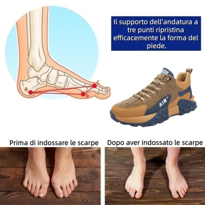 【🎁Sconto del 50% oggi - non lasciartelo sfuggire】Scarpe ortopediche dal design ergonomico - elimina il fastidio della camminata👞