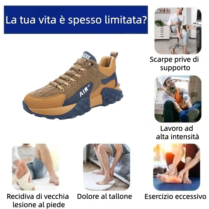 【🎁Sconto del 50% oggi - non lasciartelo sfuggire】Scarpe ortopediche dal design ergonomico - elimina il fastidio della camminata👞