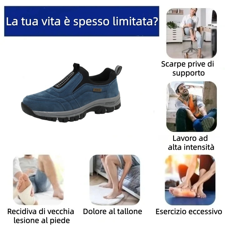[🔥Sconto del 50% per un periodo limitato - non lasciartelo sfuggire] Scarpe ortopediche dal design ergonomico: con il loro aiuto puoi facilmente sbarazzarti del dolore ai piedi👞