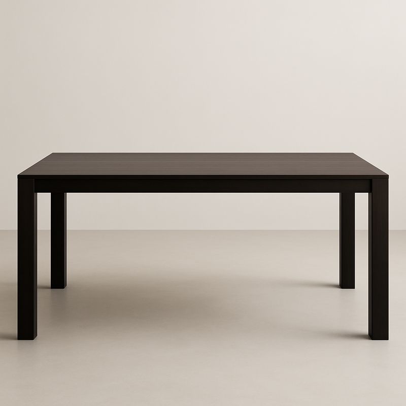 Tavolo da pranzo rettangolare in legno 180x90x76 cm