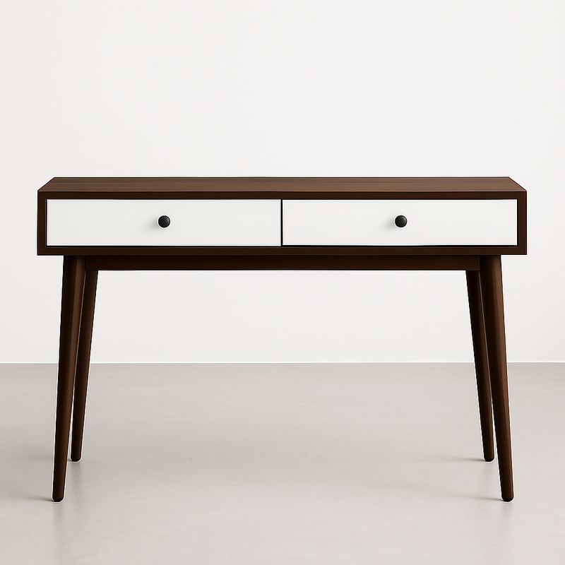 Consolle in Legno con Cassetti Bianchi