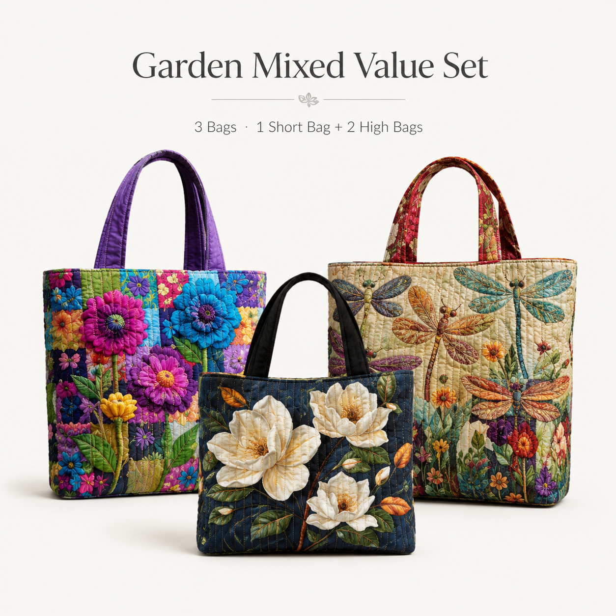 Quilted Tote Bag Bundle Sale - Pick Your Theme