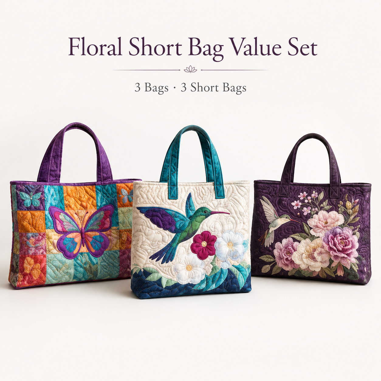 Quilted Tote Bag Bundle Sale - Pick Your Theme