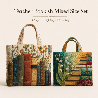 Quilted Tote Bag Bundle Sets - Pick Your Theme