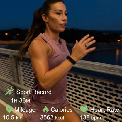 Smart Health Ring Fitness Tracker Sleep Monitor No Subscription