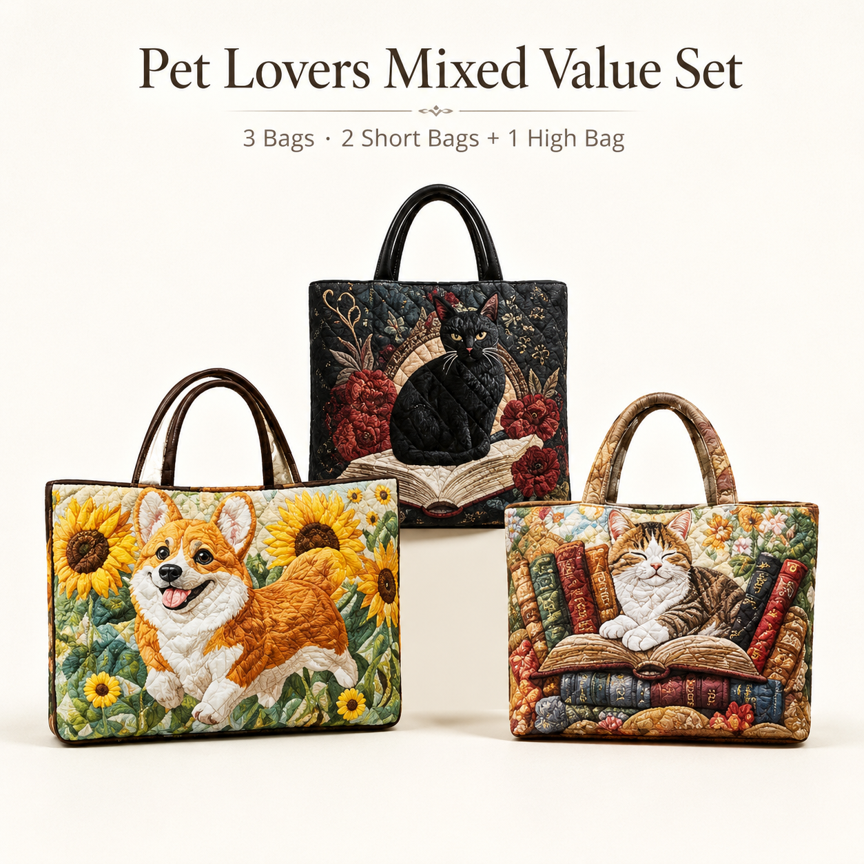 Quilted Tote Bag Bundle Sale - Pick Your Theme