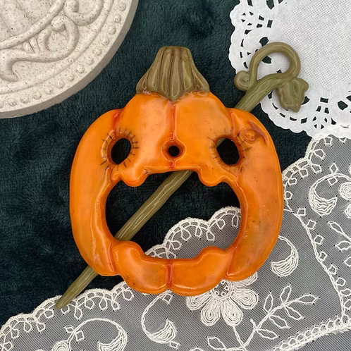 Pumpkin Hair Stick 