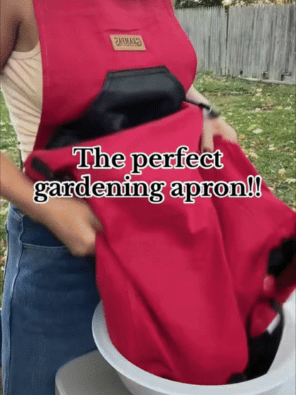 Hands-Free Quick-Release Gardening Apron