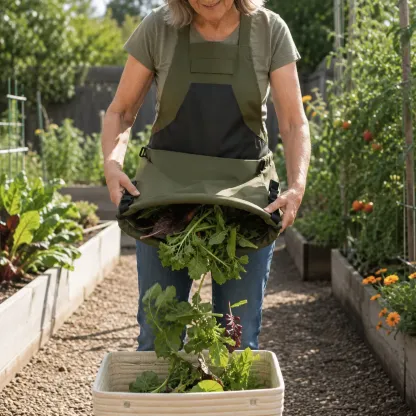 Hands-Free Quick-Release Gardening Apron