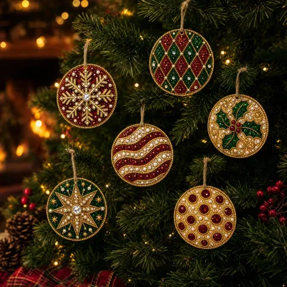 Festive Patterns - 6 PCS - Kit details
