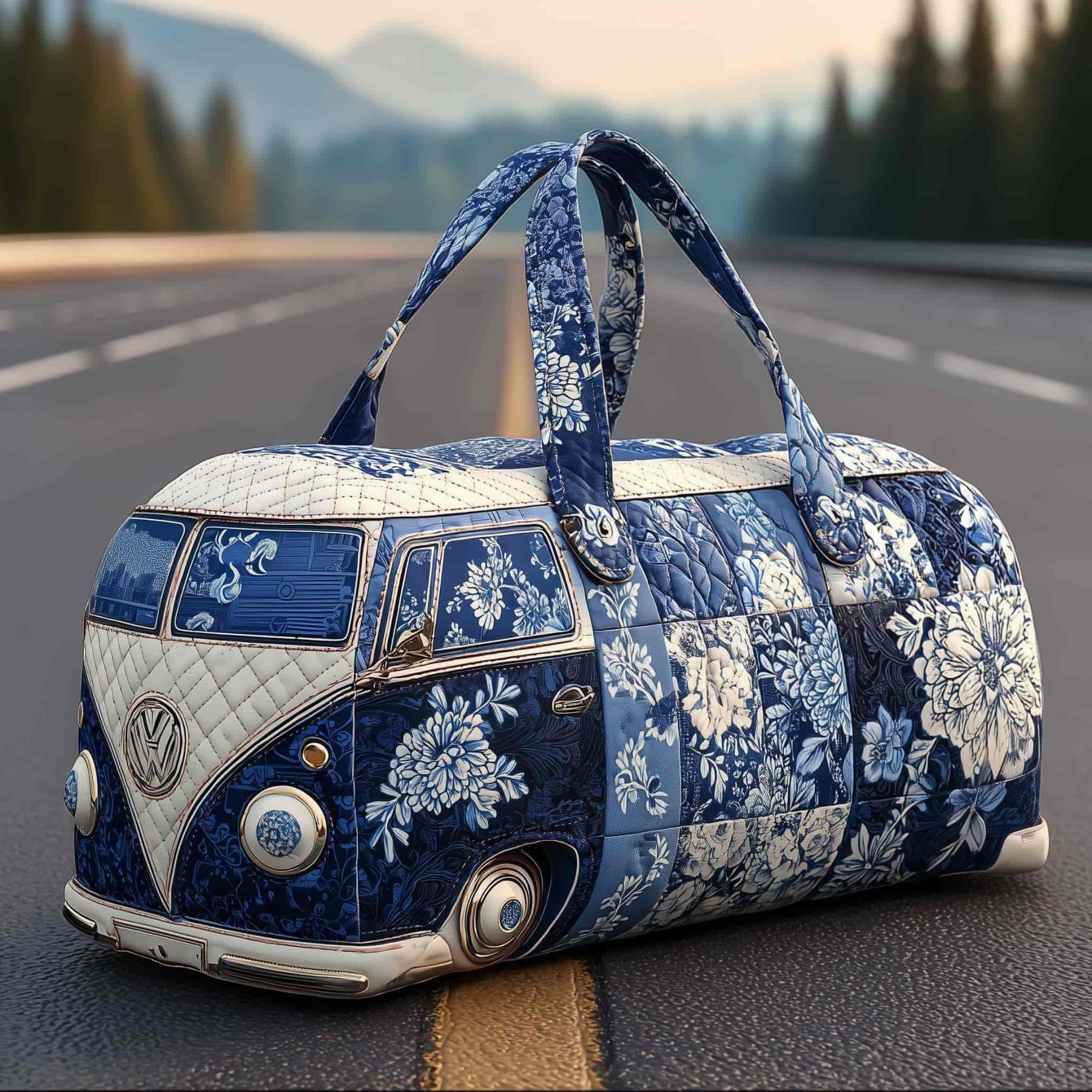 Indigo Van Quilted Duffle Bag GFTOTP12120