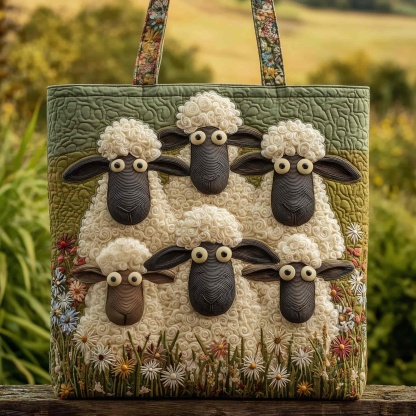 Sheep Quilted Tote Bag GFTOMA2705
