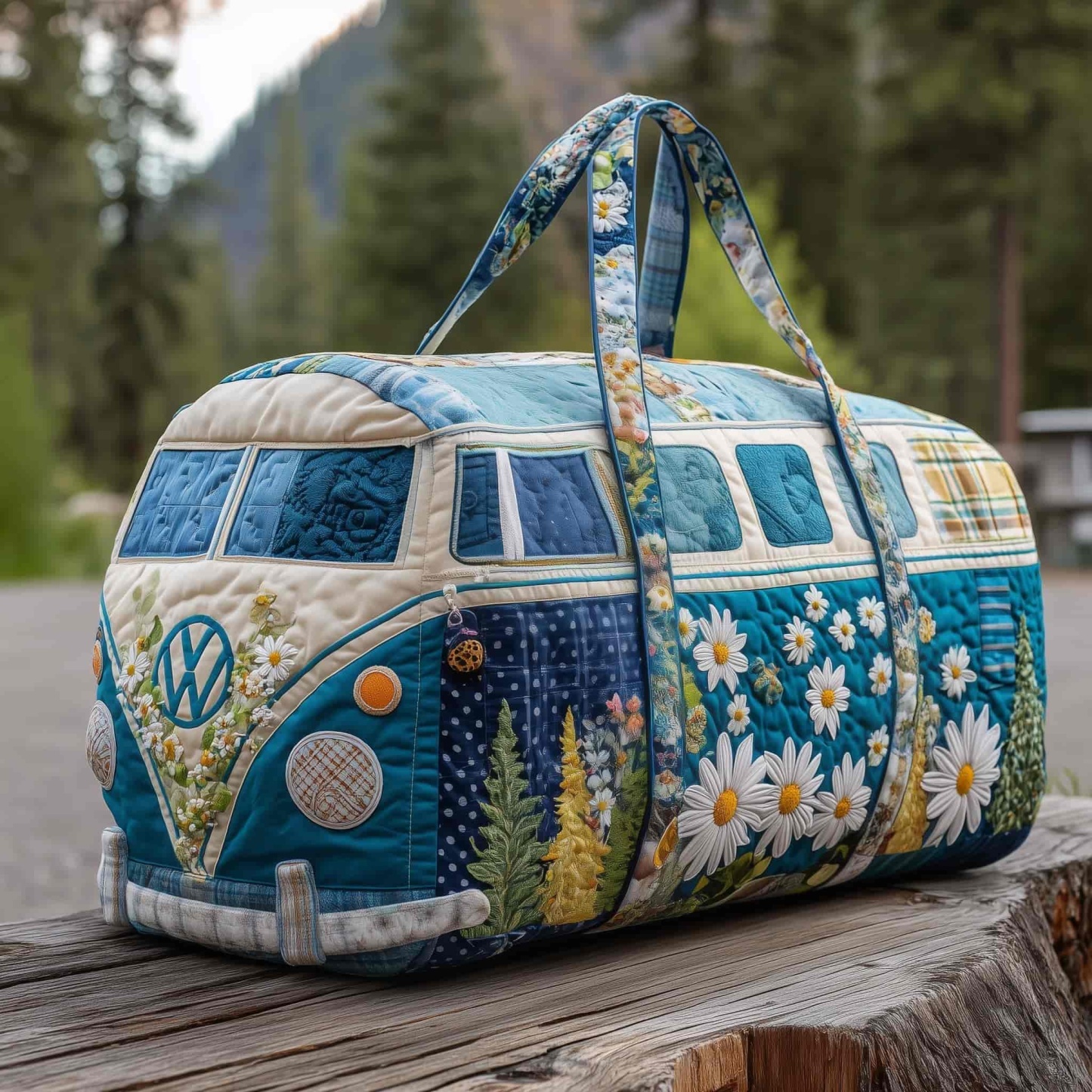 Blossom Path Quilted Duffle Bag GFTOTP12299