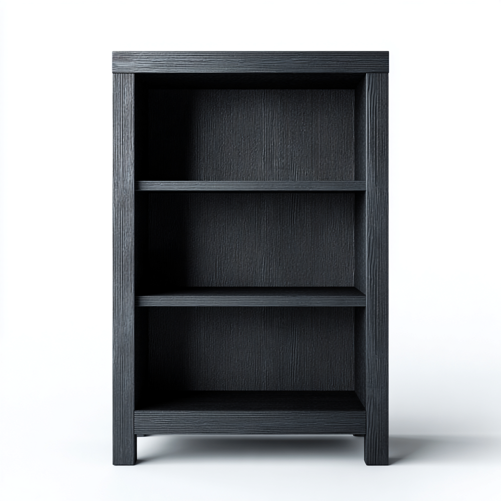 Meuble à chaussures - bois - 60x30x100 cm - noir - style moderne-Nestleify