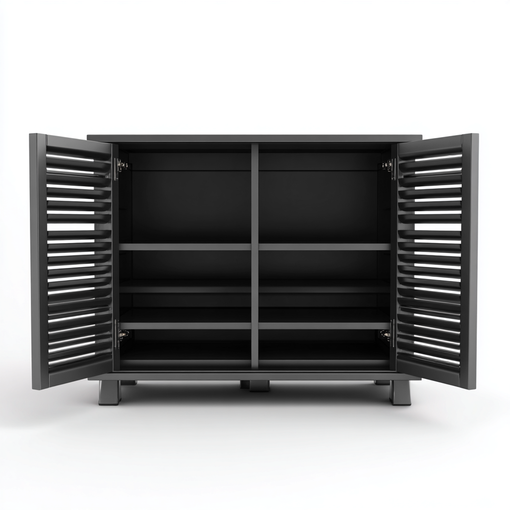 Meuble à chaussures - bois - 90x33x85 cm - noir - style moderne-Nestleify