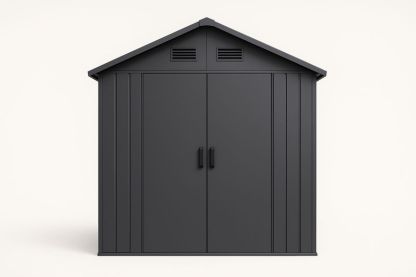 Capanno da Giardino in Acciaio Antracite 240x300x210 cm-Verdalorie