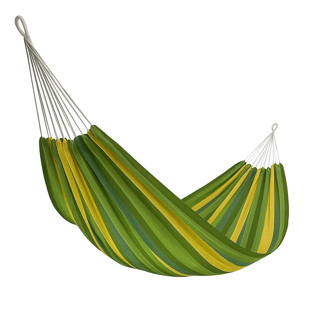 Amaca in Cotone Verde e Giallo