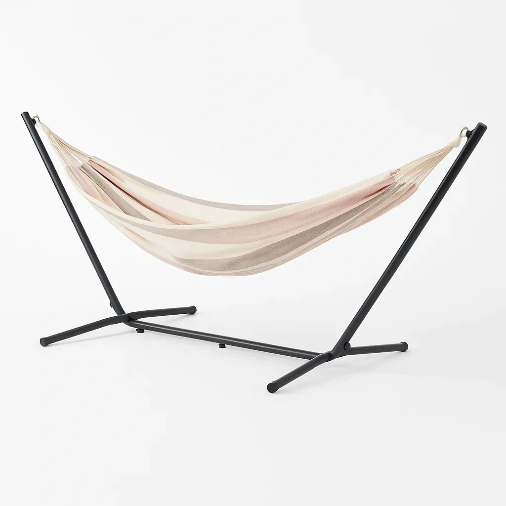 Amaca con Supporto in Metallo Colore Sabbia