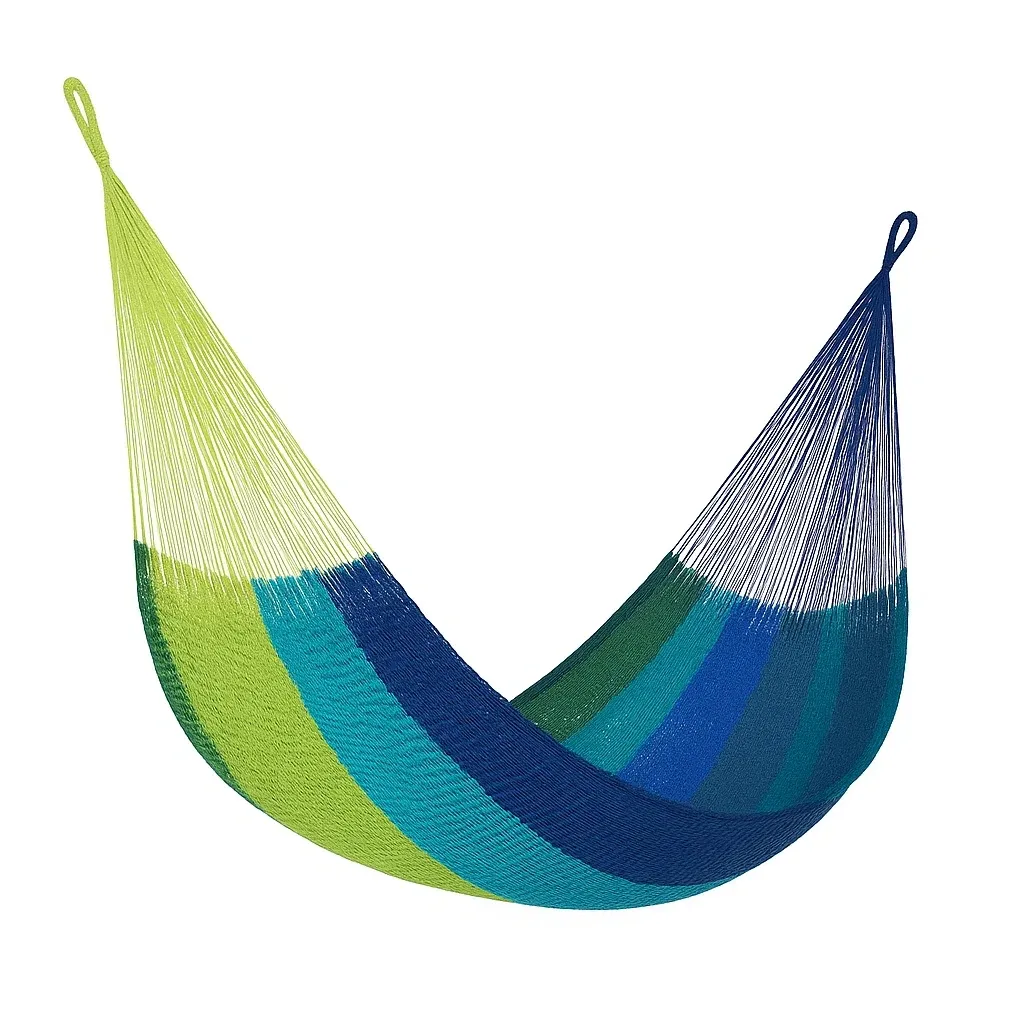 Amaca in Cotone Blu e Verde