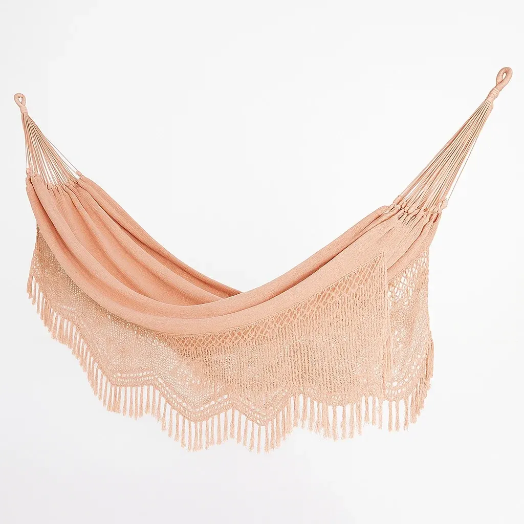 Amaca in Cotone Macramè Beige