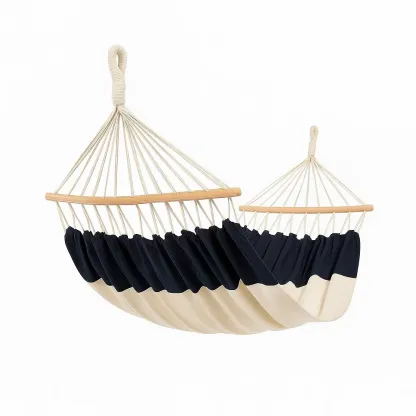 Amaca in Cotone e Poliestere Blu e Bianco