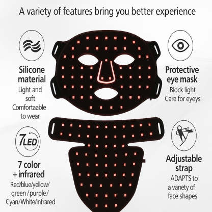 Glomask® Advanced LED Facial Mask: Enhance Collagen & Skin Clarity