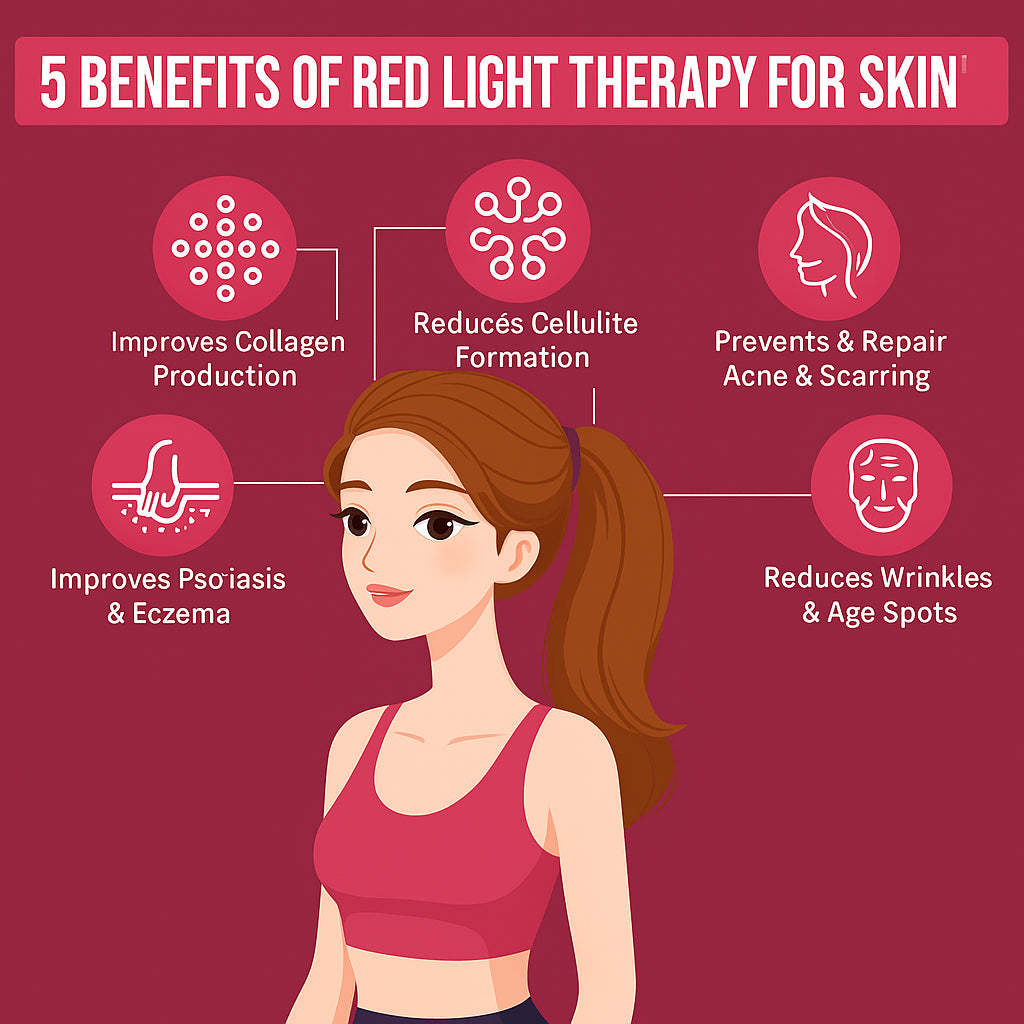 Glomask® Advanced LED Facial Mask: Enhance Collagen & Skin Clarity