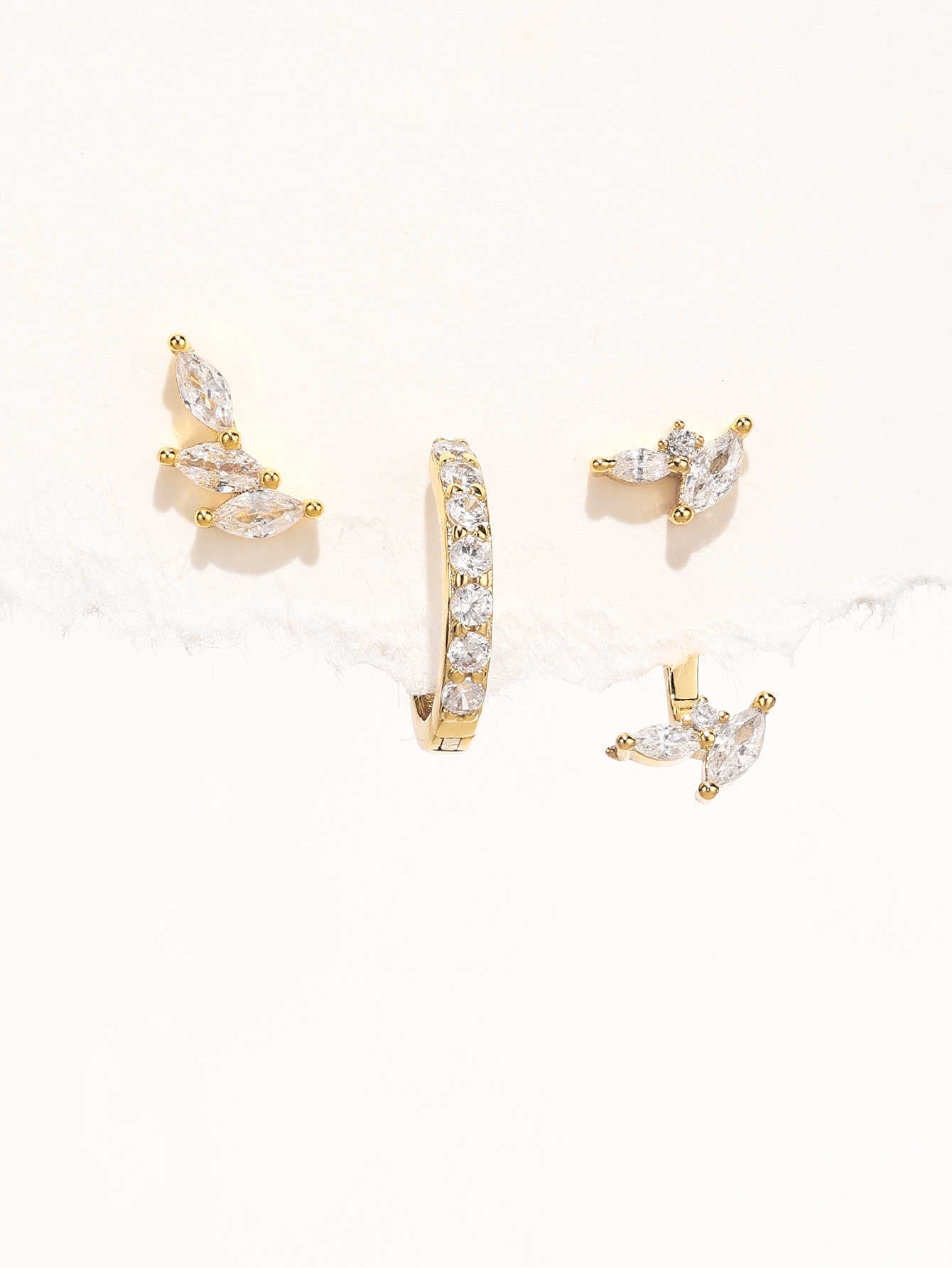 Fashion Horse Eye Zircon Earring Series