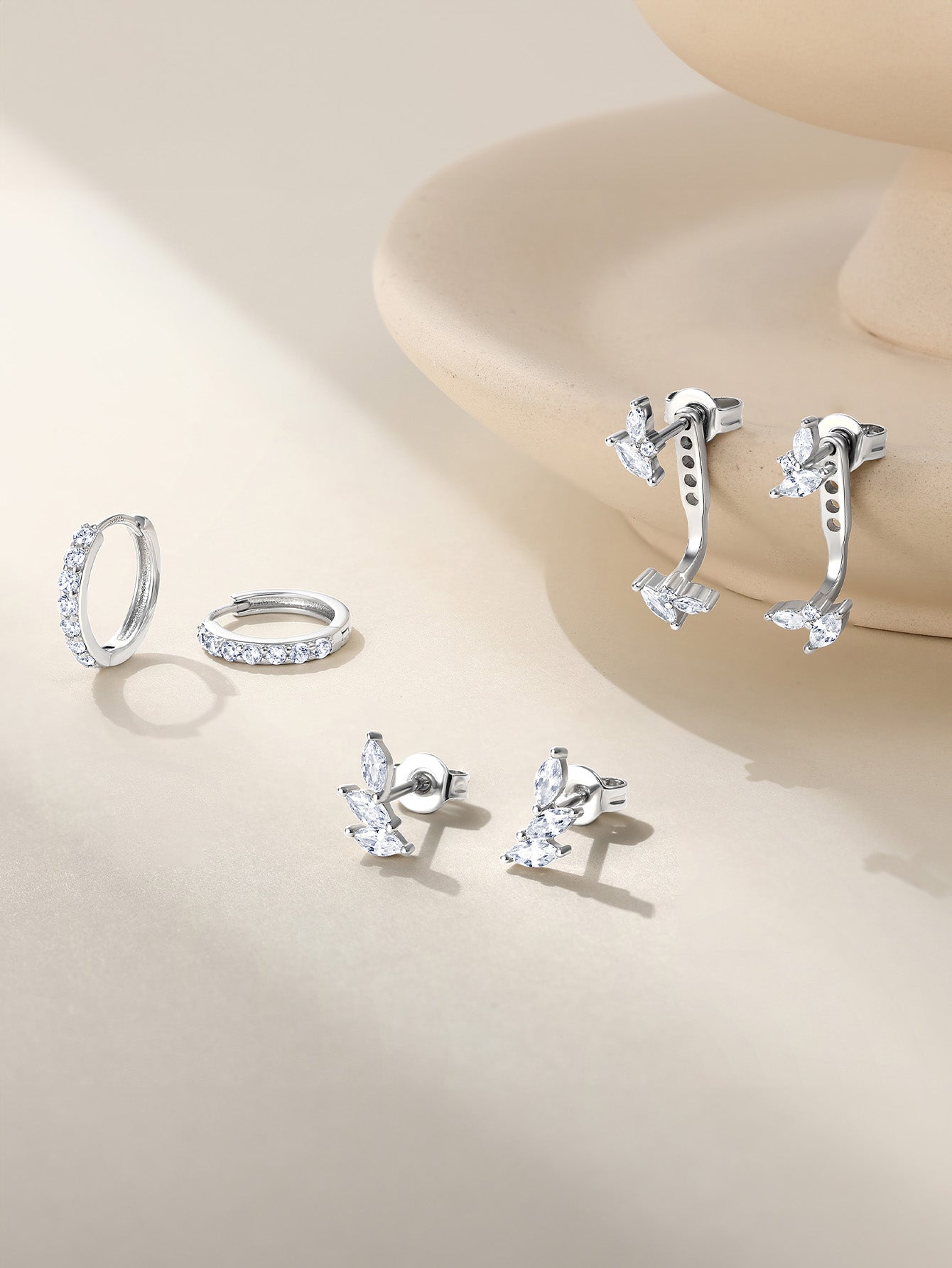 Fashion Horse Eye Zircon Earring Series