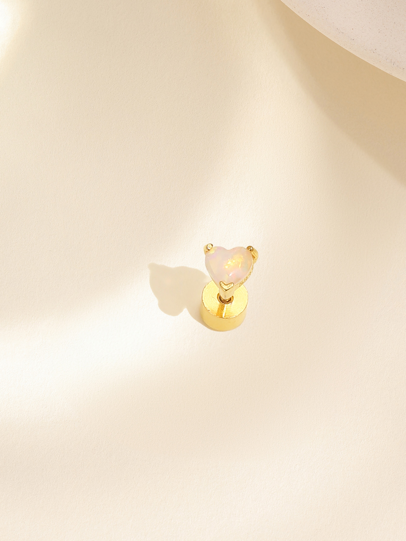 [Copy][Copy]925 Opal Flat-head Threaded Cartilage Piercing Earring