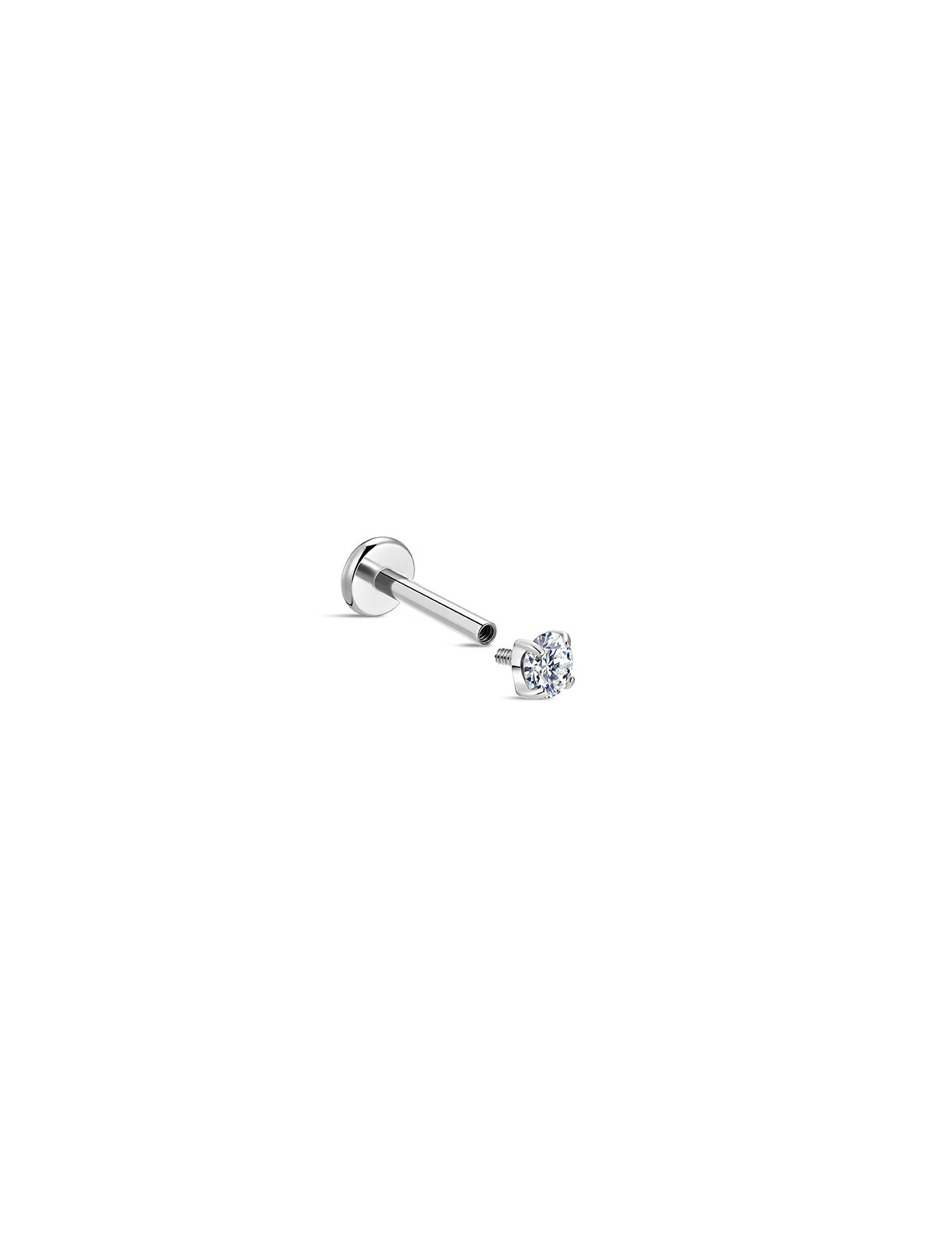 G23 Titanium Shining Classic Ear Piercing Stud 