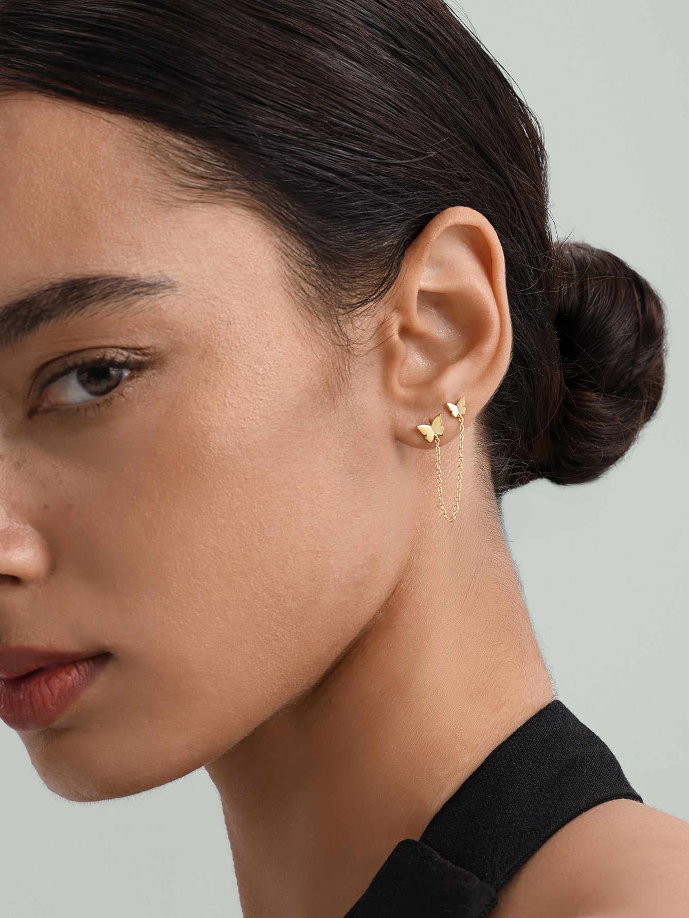 925 Sterling Silver Kosiner Fashionable Butterfly Zircon All Match Series