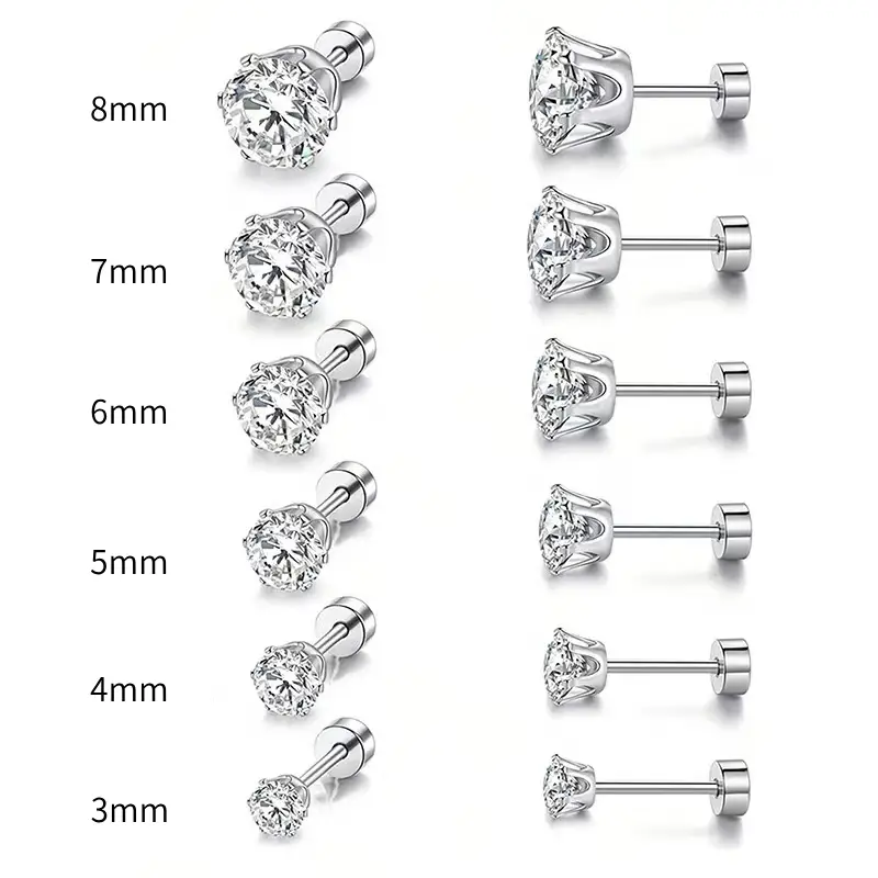 ðLast Day 70% OFFðClassic Sparkling Moissanite Earrings