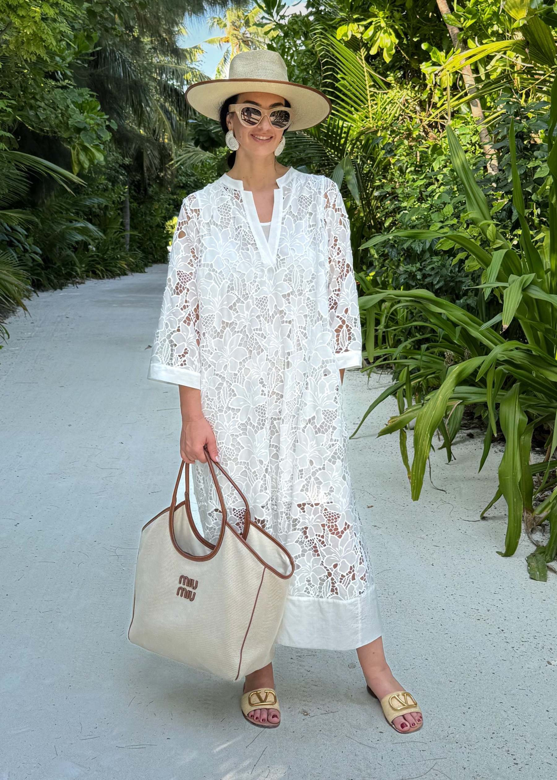 Dress Luana Lace White