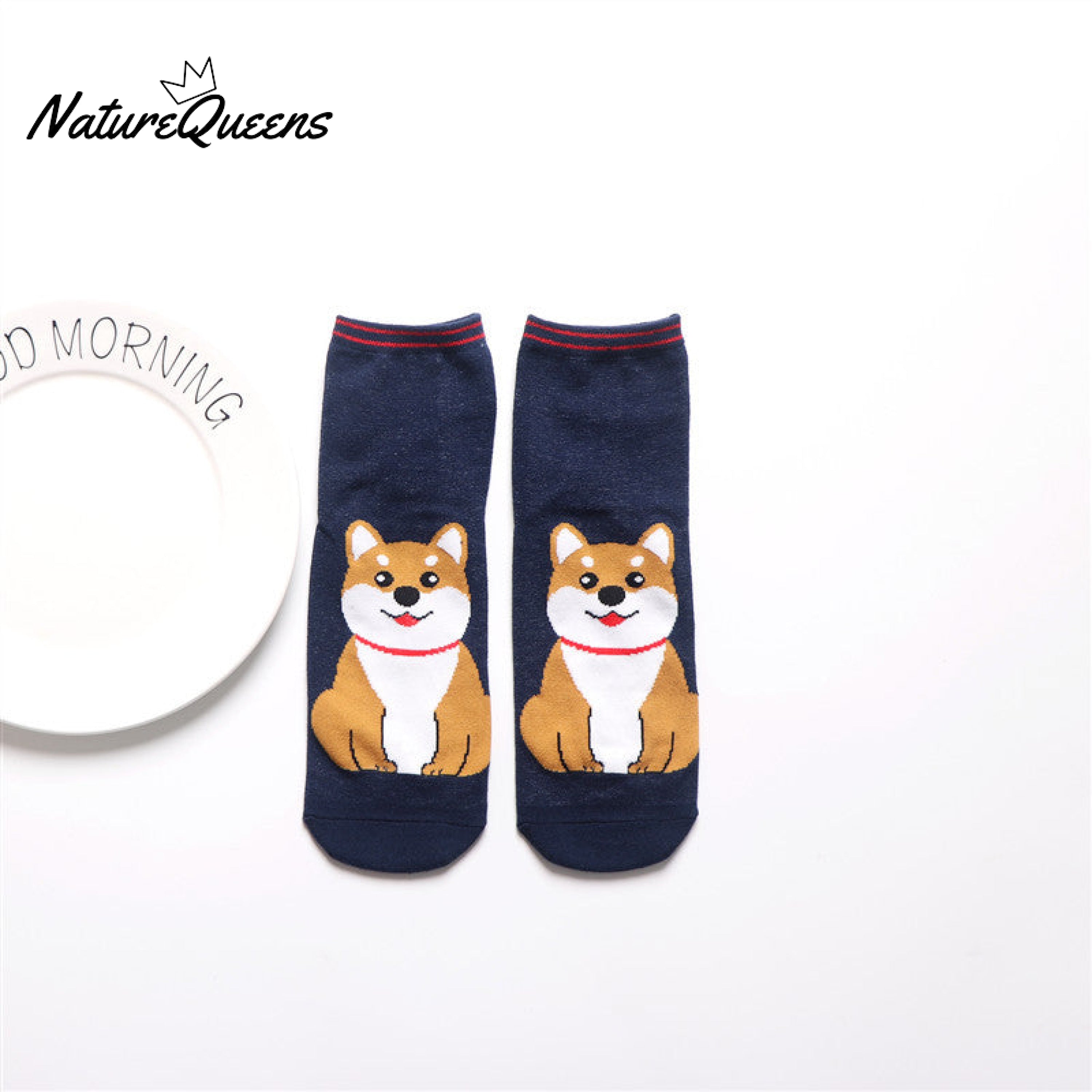 Women's Cute Dog Warm Socks