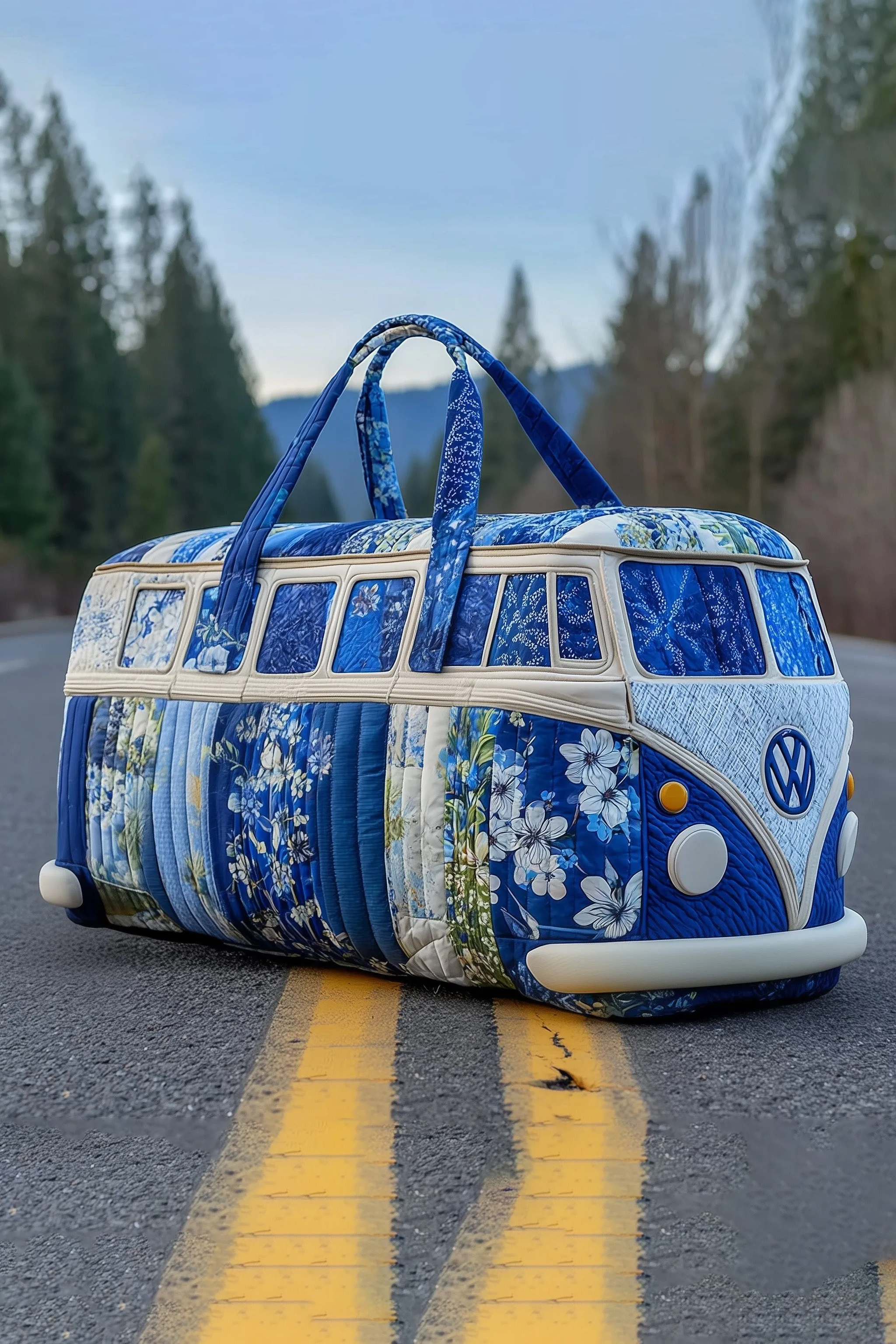 Indigo Van Quilted Duffle Bag GFTOTP12121