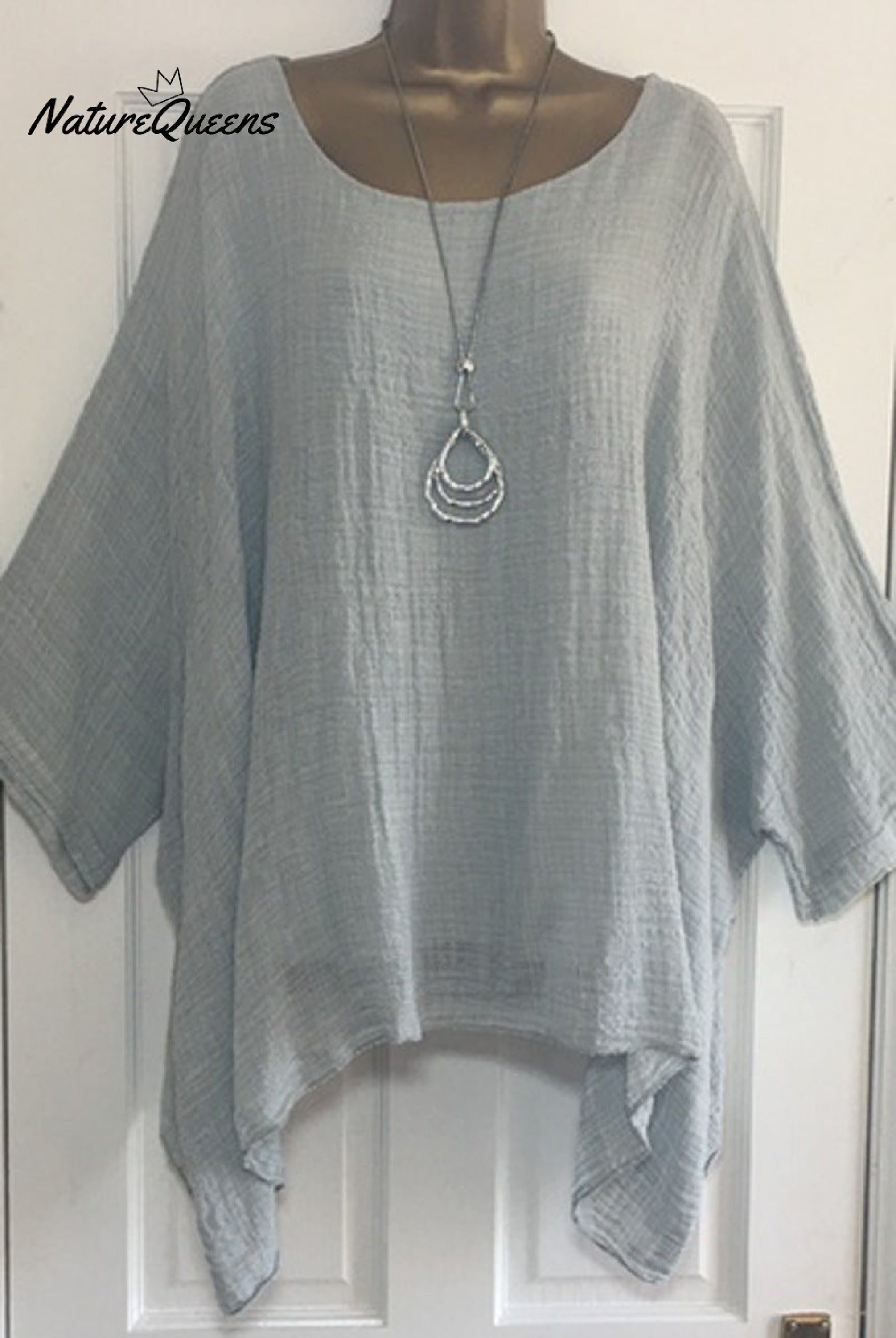 Women's  Irregular Solid Color Casual Shirt