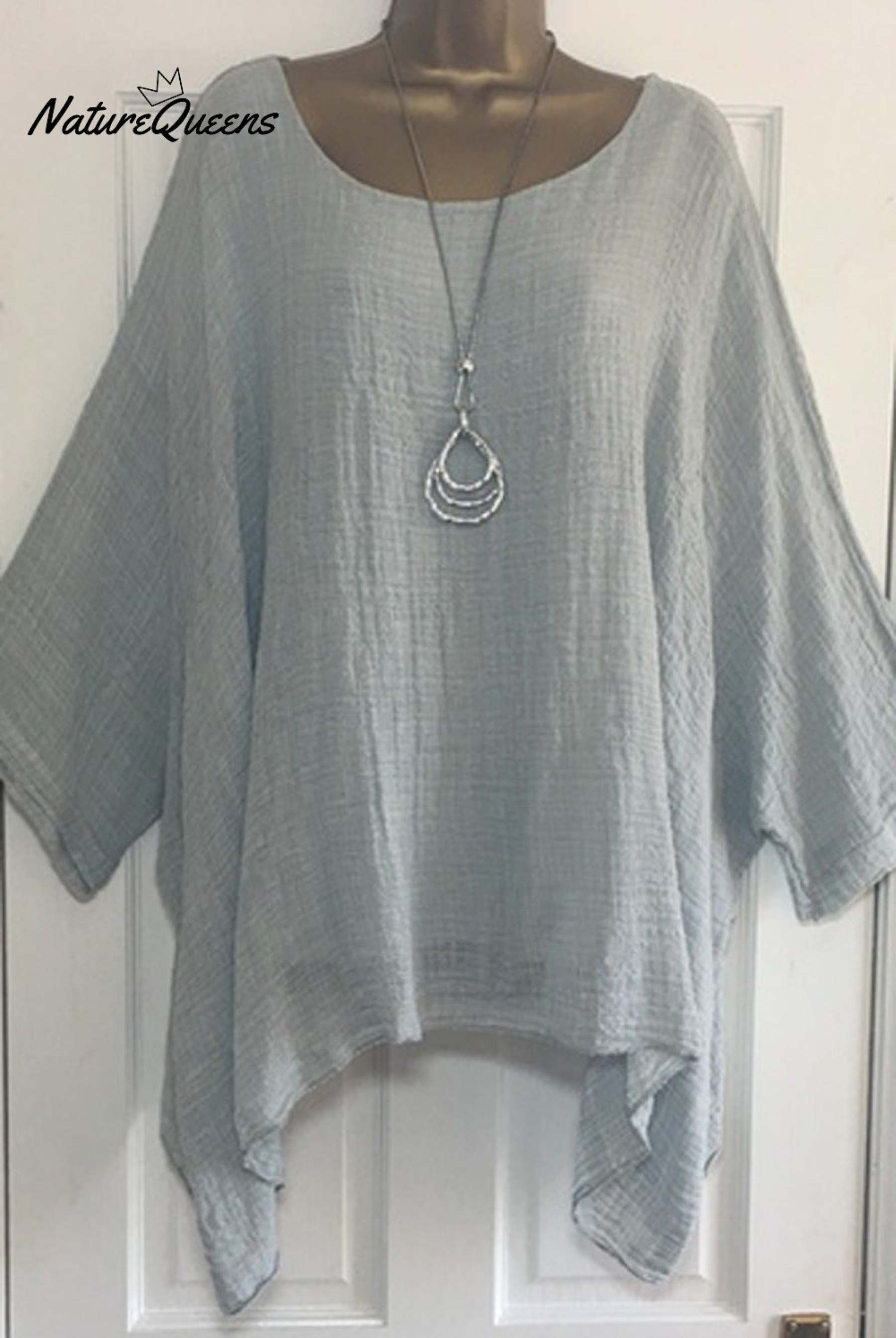 Women's  Irregular Solid Color Casual Shirt