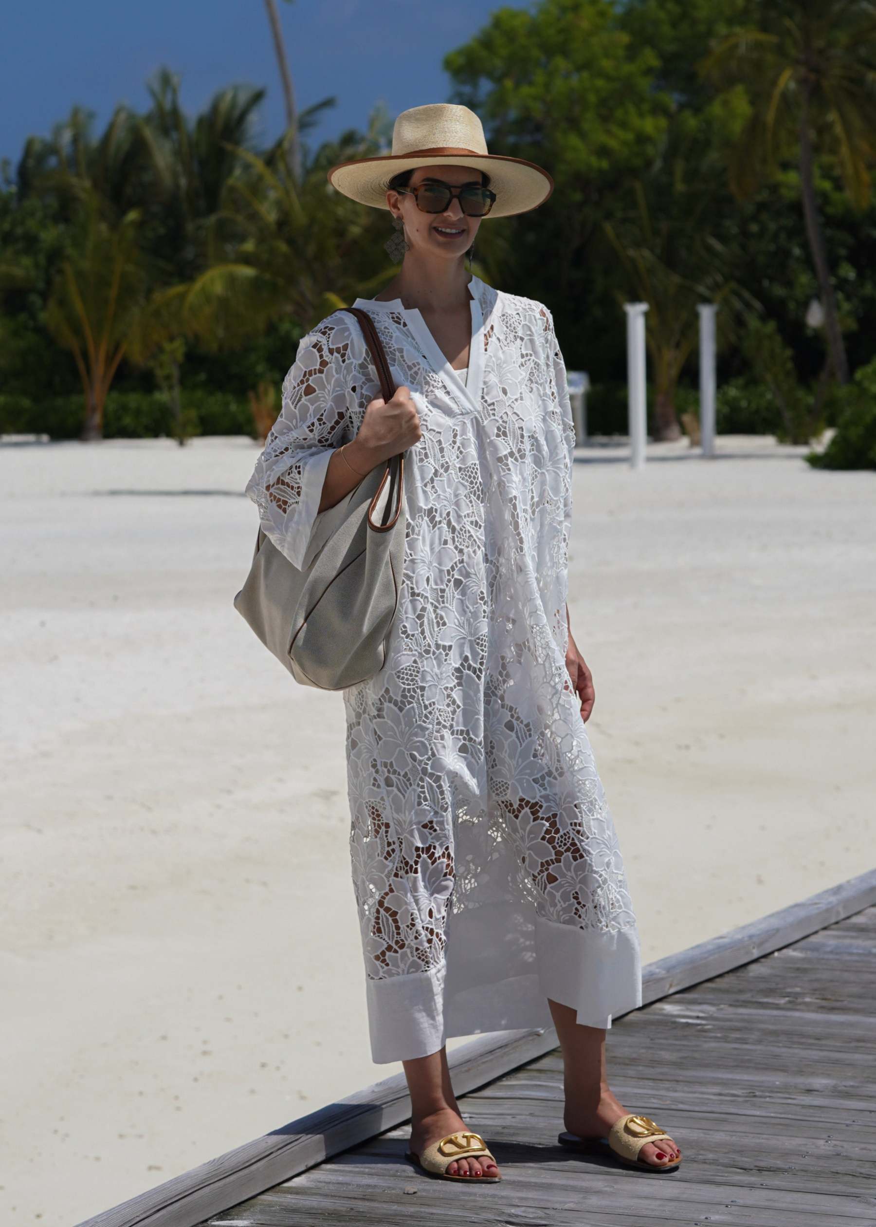 Dress Luana Lace White