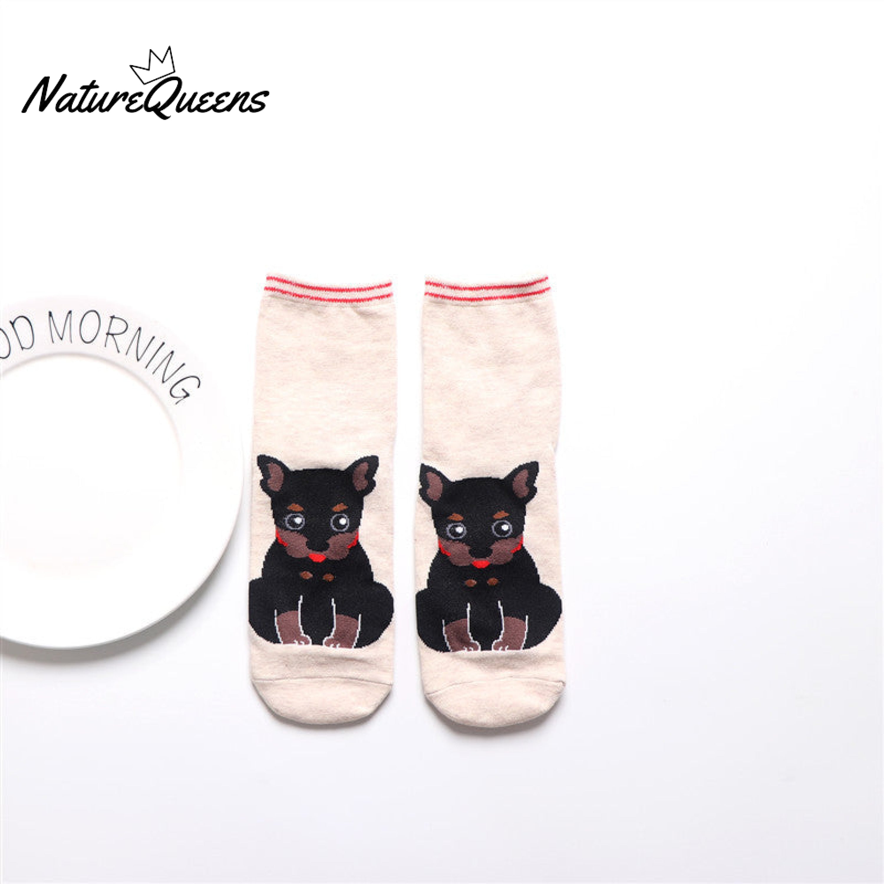 Women's Cute Dog Warm Socks
