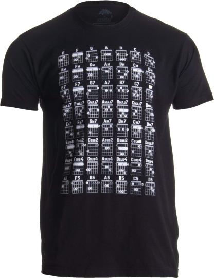 Guitar Player Tee Shirts | Acoustic, Electric, Rock, Bass, Banjo, Ukelele Guitarist Music T-Shirt for Men Women